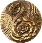 MEDAILLEURE des XIX. bis XXI. Jh.. 
JAPAN. 
NISHI, Izumi *1954. Medaille o.J. THE FLOODING OF R ("Das Fluten von R"). Unmengen Lettern "R" in "Flutu...