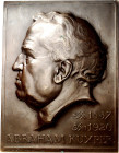 MEDAILLEURE des XIX. bis XXI. Jh.. 
NIEDERLANDE. 
WIENECKE, Johann Cornelius *1872 Heiligenstadt. Eins. Plakette 1921 (b. H. Spanninga) a.d. Theolog...
