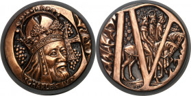 MEDAILLEURE des XIX. bis XXI. Jh.. 
TSCHECHOSLOWAKEI. 
SINDELAR, Lumir *1925 +2010. Medaille 1978 (b. Monnaie de Paris) a. d. 600-jähr. Jubiläum des...