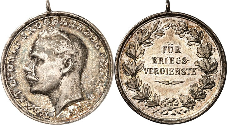 DEUTSCHLAND. 
KAISERREICH. 
HESSEN-Darmstadt. Medaille o.J. (1915/17) (o. Sign...