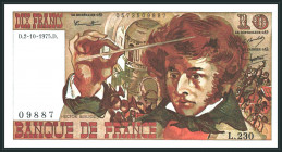 FRANKREICH. 
V. Republik- 1959 -. 
10 Francs 2.10.1975 H.Berlioz. Pick 150b. . 

I