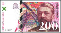 FRANKREICH. 
V. Republik- 1959 -. 
200 Francs 1996 G.Eiffel. Pick 159a. . 

I