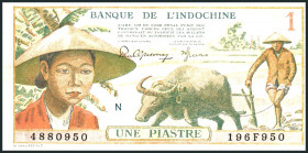 FRANZÖSISCH INDOCHINA. 
1 Piastre o.J. (1949). Pick&nbsp; 74. . 

IV
