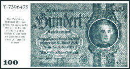 Notausgaben Frühjahr 1945. 
Reichsbankstellen Graz, Linz und Salzburg. 
100 Reichsmark 24.6.1935 (1945). Ros. 182b/DEU 258. . 

I