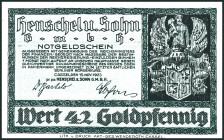 HESSEN. 
Cassel, Henschel u.Co. 15.11.1923 42 Goldpfennig. Müller 0710. . 

I