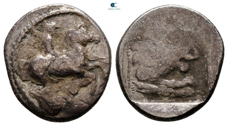 Kings of Macedon. Perdikkas II 451-413 BC. 
Tetrobol AR

16 mm, 2,16 g


...