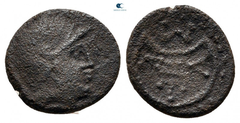Thrace. Mesembria circa 250-175 BC. 
Bronze Æ

12 mm, 1,25 g



fine