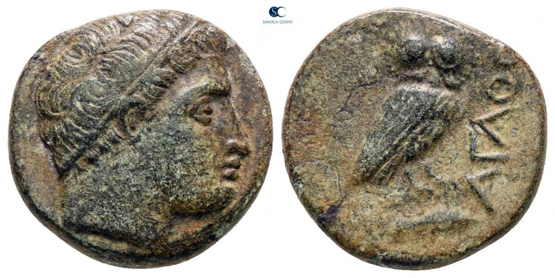 The Thracian Chersonese. Agathopolis circa 300 BC. 
Bronze Æ

17 mm, 3,90 g
...