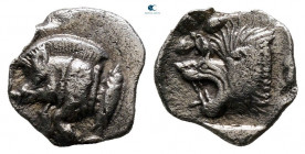 Mysia. Kyzikos circa 525-475 BC. Hemiobol AR