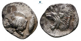 Mysia. Kyzikos circa 525-475 BC. Hemiobol AR