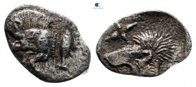 Mysia. Kyzikos circa 480-450 BC. Hemiobol AR