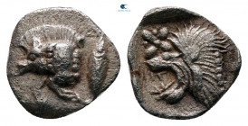 Mysia. Kyzikos circa 480-450 BC. Hemiobol AR