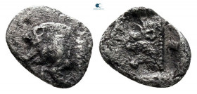 Mysia. Kyzikos circa 480-450 BC. Tetartemorion AR