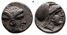 Mysia. Lampsakos circa 450-350 BC. Diobol AR