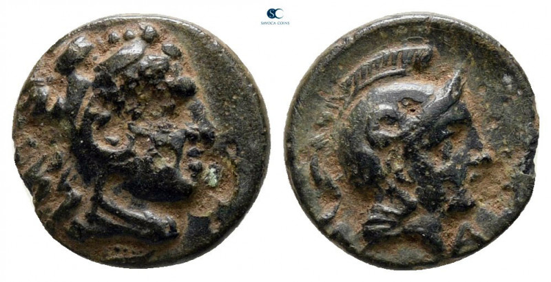 Mysia. Lampsakos circa 300-200 BC. 
Bronze Æ

10 mm, 0,87 g



very fine