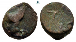 Kings of Sophene. Arkathiokerta (?) mint. Mithradates I 150-100 BC. Chalkous Æ
