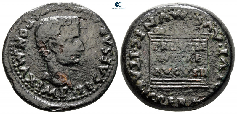 Hispania. Santiponce (Sevilla). Tiberius AD 14-37. 
Bronze Æ

30 mm, 14,13 g...