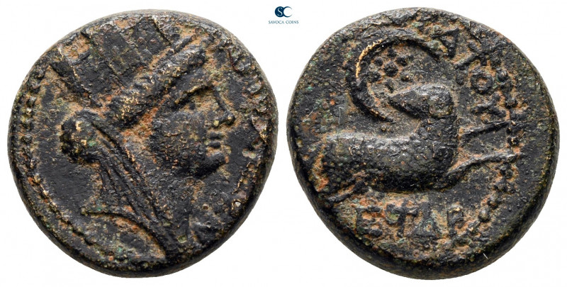 Seleucis and Pieria. Antioch. Pseudo-autonomous issue AD 54-68. 
Bronze Æ

18...