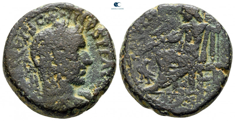 Judaea. Caesarea Maritima. Trebonianus Gallus AD 251-253. 
Bronze Æ

23 mm, 1...