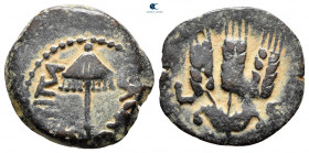 Judaea. Jerusalem. Herodians. Agrippa I AD 37-43. Prutah Æ