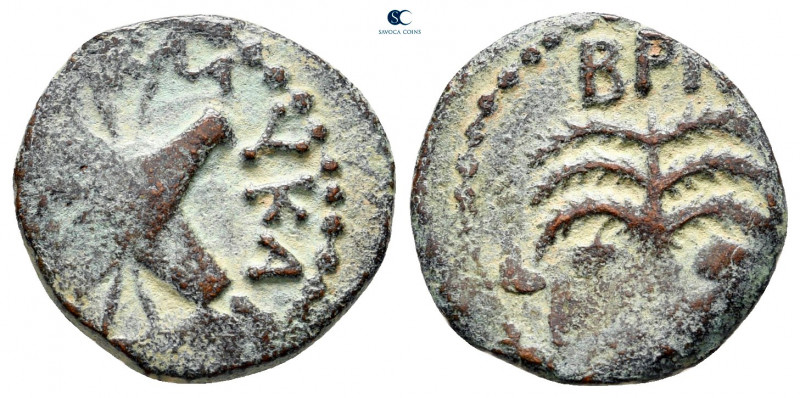 Judaea. Jerusalem. Roman Procurators. Antonius Felix AD 52-59. 
Prutah Æ

 16...