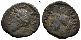 Mesopotamia. Edessa. Elagabal AD 218-222. Bronze Æ