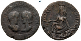 Mesopotamia. Singara. Gordian III and Tranquillina AD 238-244. Bronze Æ