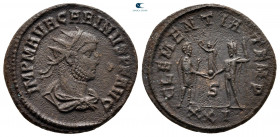 Carinus AD 283-285. Cyzicus. Billon Antoninianus