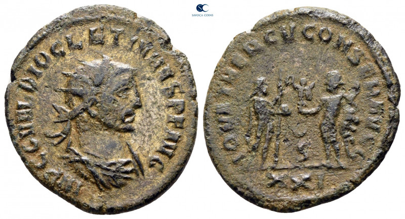 Diocletian AD 284-305. Antioch
Antoninianus Æ

23 mm, 3,58 g



very fine...