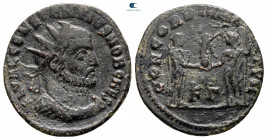 Constantius I Chlorus, as Caesar AD 293-305. Cyzicus. Radiatus Æ