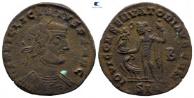 Licinius I AD 308-324. Siscia. Follis Æ
