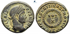 Crispus, as Caesar AD 316-326. Siscia. Follis Æ