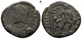 Constans AD 337-350. Constantinople. Follis Æ