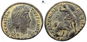 Constantius II, as Caesar AD 337-347. Constantinople. Follis Æ