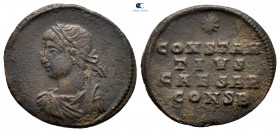 Constantius II AD 347-355. Constantinople. Follis Æ