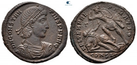 Constantius II AD 347-355. Constantinople. Follis Æ