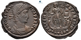 Constantius II AD 347-355. Thessaloniki. Follis Æ