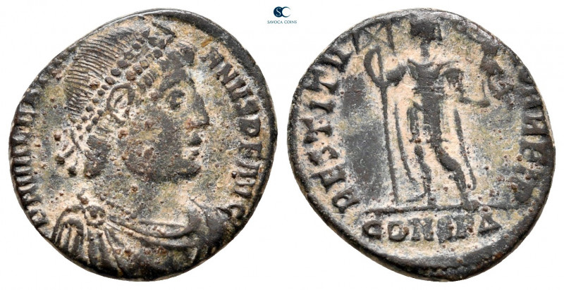 Valentinian I AD 364-375. Constantinople
Follis Æ

18 mm, 2,81 g



very ...