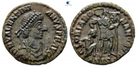 Valentinian II AD 375-392. Siscia. Follis Æ