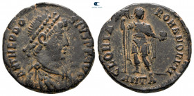 Theodosius I AD 379-395. Antioch. Follis Æ