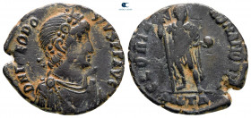 Theodosius I AD 379-395. Antioch. Follis Æ