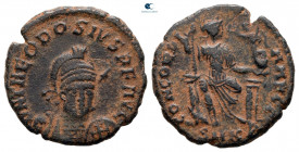 Theodosius I AD 379-395. Cyzicus. Follis Æ