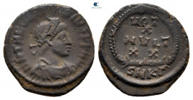 Theodosius I AD 379-395. Cyzicus. Follis Æ