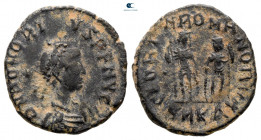 Honorius AD 393-423. Cyzicus. Follis Æ