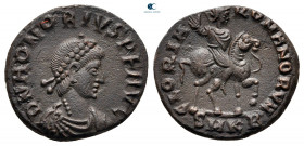 Honorius AD 393-423. Cyzicus. Follis Æ