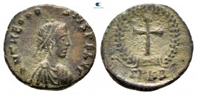 Theodosius II AD 402-450. Cyzicus. Nummus Æ