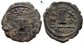 Maurice Tiberius AD 582-602. Theoupolis (Antioch). Decanummium Æ