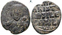 Attributed to Basil II and Constantine VIII AD 976-1028. Constantinople. Anonymous Follis Æ