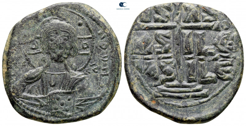Romanus III Argyrus AD 1028-1034. Constantinople
Anonymous Follis Æ

28 mm, 1...
