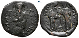 Constantine X Ducas and Eudocia AD 1059-1067. Constantinople. Follis Æ